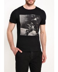 Мужская черная футболка от Medicine