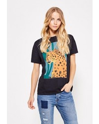 Женская черная футболка от Medicine