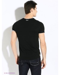 Мужская черная футболка от Mezaguz