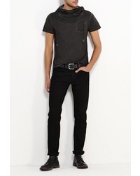 Мужская черная футболка от Mezaguz