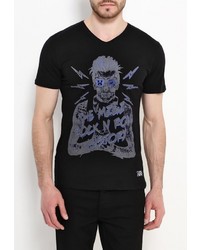 Мужская черная футболка от Mezaguz