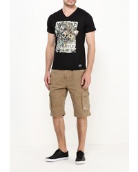 Мужская черная футболка от Mezaguz