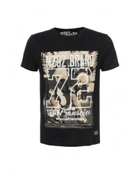 Мужская черная футболка от Mezaguz