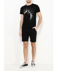 Мужская черная футболка от Modis