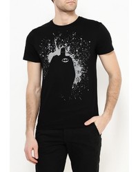 Мужская черная футболка от Modis