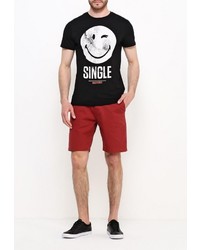 Мужская черная футболка от Modis