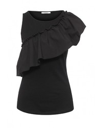 Женская черная футболка от Motivi