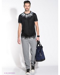 Мужская черная футболка от New Look