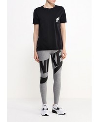 Женская черная футболка от Nike