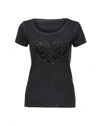 Женская черная футболка от Only