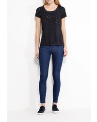 Женская черная футболка от Only