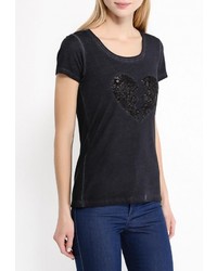 Женская черная футболка от Only