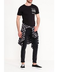 Мужская черная футболка от Only &amp; Sons