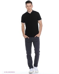 Мужская черная футболка от Oodji