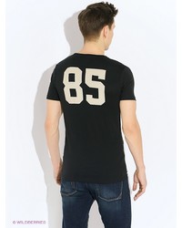 Мужская черная футболка от Oodji