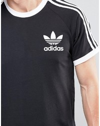 Мужская черная футболка от adidas