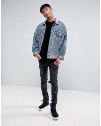 Мужская черная футболка от Antioch