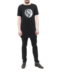 Мужская черная футболка от Pavel Yerokin