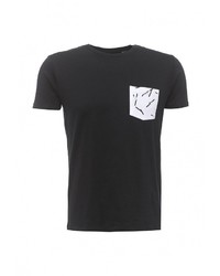 Мужская черная футболка от Piazza Italia