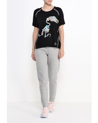 Женская черная футболка от Puma