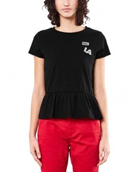 Женская черная футболка от Q/S designed by