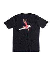 Мужская черная футболка от Quiksilver