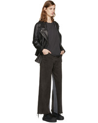 Женская черная футболка от R 13