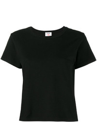 Женская черная футболка от RE/DONE