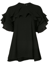 Женская черная футболка от Rebecca Vallance