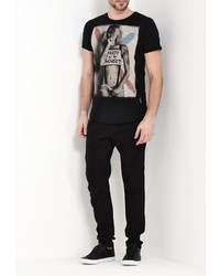 Мужская черная футболка от Religion