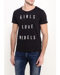 Мужская черная футболка от Replay