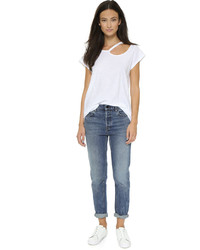 Женская черная футболка от LnA