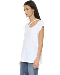 Женская черная футболка от LnA