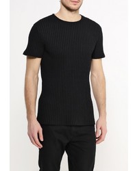 Мужская черная футболка от River Island