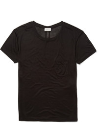 Мужская черная футболка от Saint Laurent