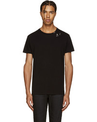 Мужская черная футболка от Saint Laurent