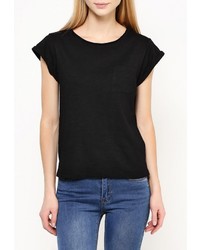 Женская черная футболка от Savage