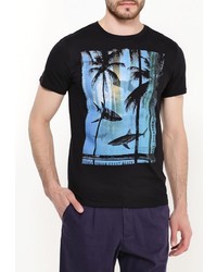 Мужская черная футболка от Sela