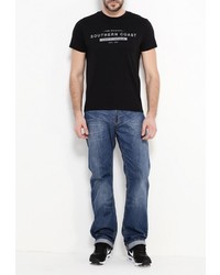 Мужская черная футболка от Sela