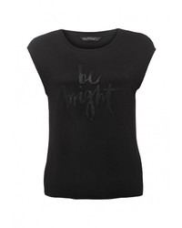 Женская черная футболка от Sela