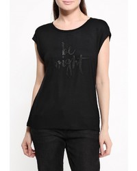 Женская черная футболка от Sela