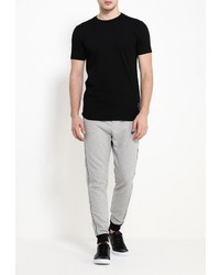 Мужская черная футболка от Sisley