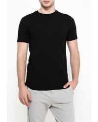 Мужская черная футболка от Sisley