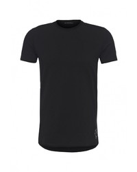 Мужская черная футболка от Sisley