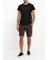 Мужская черная футболка от Sixth June