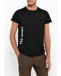 Мужская черная футболка от Sixth June