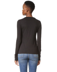 Женская черная футболка от Pam & Gela