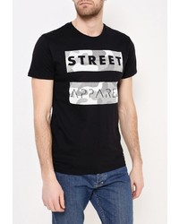 Мужская черная футболка от Solid