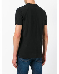 Мужская черная футболка от Paolo Pecora