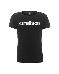Мужская черная футболка от Strellson